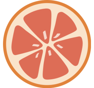 Dessous de verre bière motifs tranches d'agrumes - TenStickers