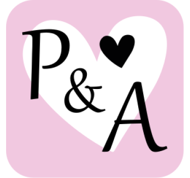 Dessous de verre mariage initiales motif coeur - TenStickers