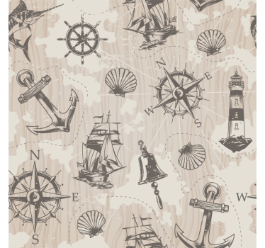 Dessous de verre geek motifs marins - TenStickers