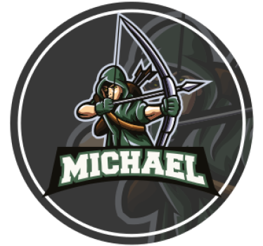 Dessous de verre personnalisable archer avec nom - TenStickers
