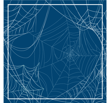Dessous de verre Halloween motif de toile complexe - TenStickers