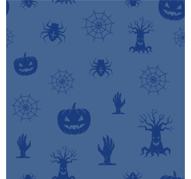 Dessous de verre halloween motif ombres effrayantes - TenStickers