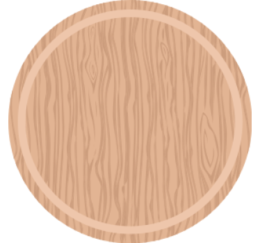Dessous de verre surface effet bois - TenStickers