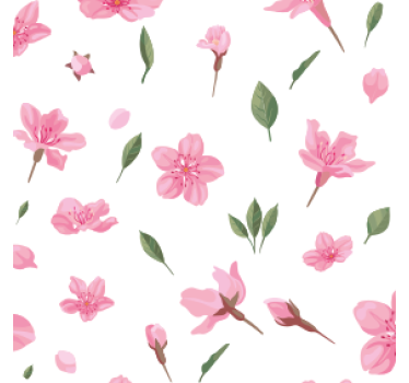 Dessous de verre bière motif floral inspiré - TenStickers