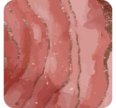 Dessous de verre tourbillon de marbre rose abstrait - TenStickers