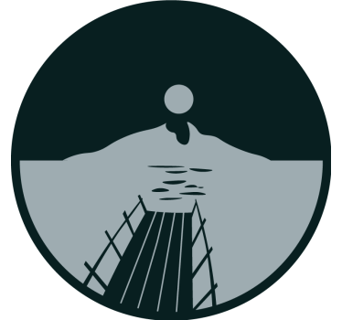 Dessous de verre bière coucher de soleil sur l'eau - TenStickers