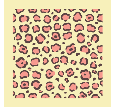 Dessous de verre moderne motif taches de léopard - TenStickers