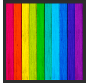 Dessous de verre rayures de couleurs vives - TenStickers