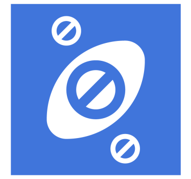 Dessous de verre bière formes bleues abstraites - TenStickers