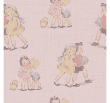 Dessous de verre vintage illustrations ludiques d'enfants - TenStickers