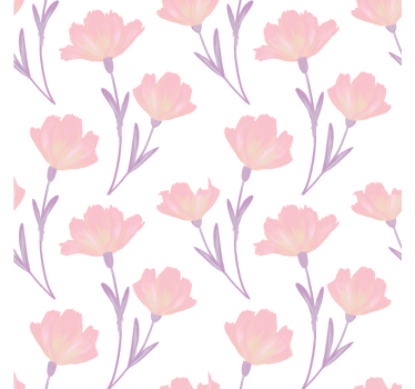 Dessous de verre imprimé motif floral - TenStickers