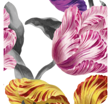 Dessous de verre moderne motifs botaniques vivants - TenStickers