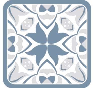 Dessous de verre concept floral Élégant - TenStickers