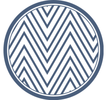 Dessous de verre motif chevrons - TenStickers