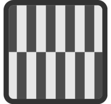 Dessous de verre motif rayé - TenStickers