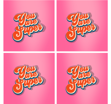 Dessous de verre citation design phrase motivante - TenStickers