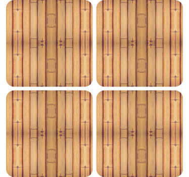 Dessous de verre surface texturée en bambou - TenStickers