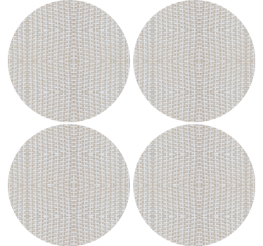 Dessous de verre tapis de surface circulaire texturé - TenStickers