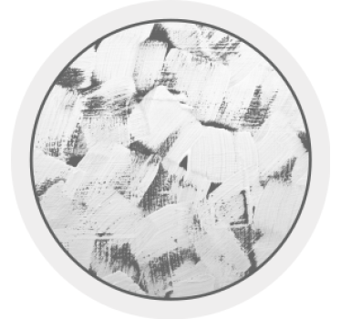 Dessous de verre coups de pinceau monochromes abstraits - TenStickers