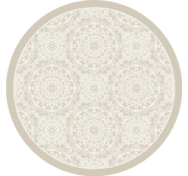 Dessous de verre surface ronde à motifs délicats - TenStickers