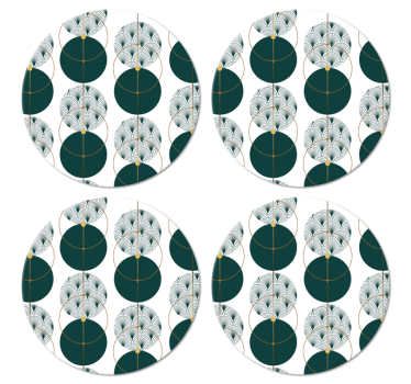 Dessous de verre tres moderne Art géo de style glamour - TenStickers
