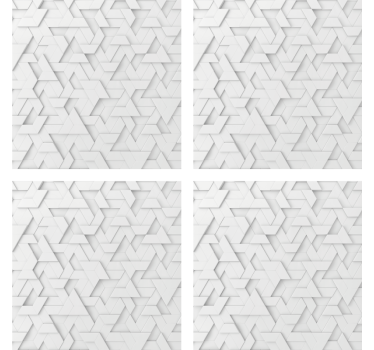 Dessous de verre motif texturé géométrique - TenStickers