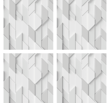 Dessous de verre motif relief géométrique - TenStickers