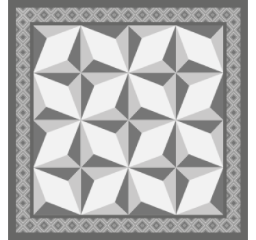 Dessous de verre motifs géométriques superposés - TenStickers