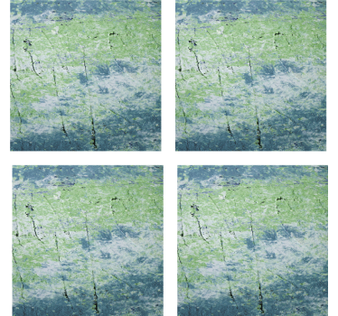 Dessous de verre bière surface verte texturée - TenStickers