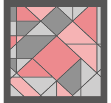 Dessous de verre motif géométrique - TenStickers