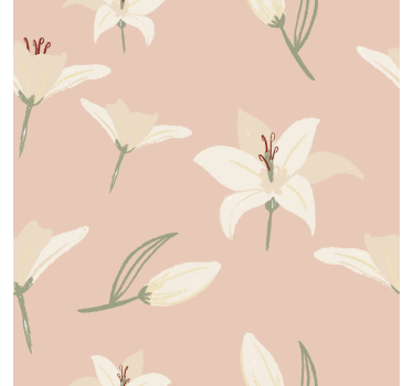 Dessous de verre geek Élément floral élégant - TenStickers