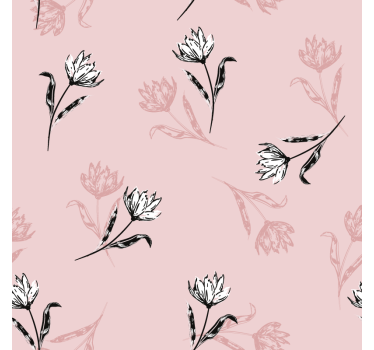 Dessous de verre motif floral en teintes douces - TenStickers