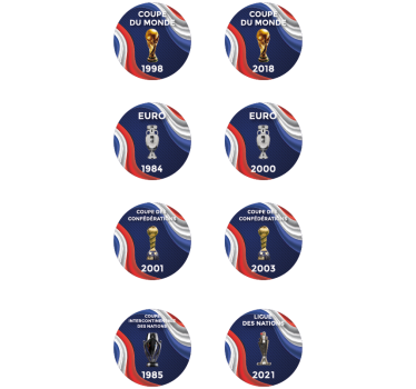 Sous-verre trophée football - TenStickers