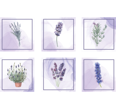 Dessous de verre motifs provençaux - TenStickers