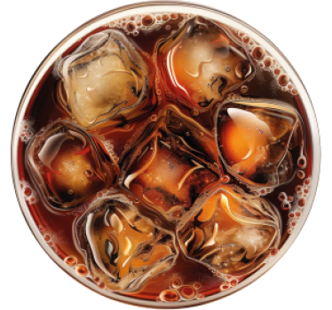 Dessous de verre boisson au cola - TenStickers