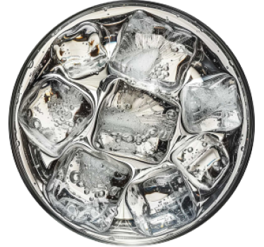 Dessous de verre eau et glaçons - TenStickers