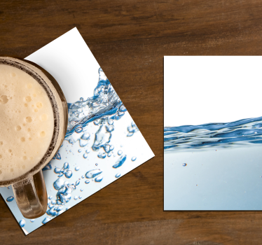 dessous de verre avec motif Effet de l'eau - TenStickers