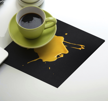dessous de verre avec motif Effet de peinture - TenStickers