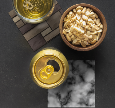 dessous de verre avec motif Textures réalistes - TenStickers