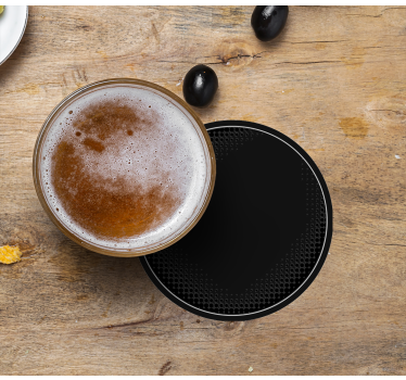 Dessous de verre bière surface circulaire texturée - TenStickers