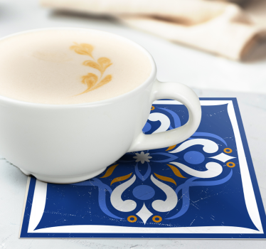 Dessous de verre carreaux classiques méditerranéen - TenStickers