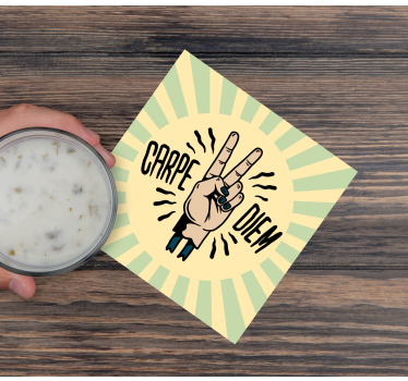 Dessous de verre citation symbole de paix - TenStickers