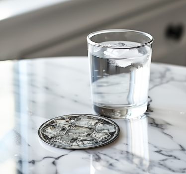 Dessous de verre eau et glaçons - TenStickers
