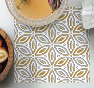 Dessous de verre Élément floral complexe - TenStickers