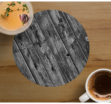 Dessous de verre en bois rustique - TenStickers