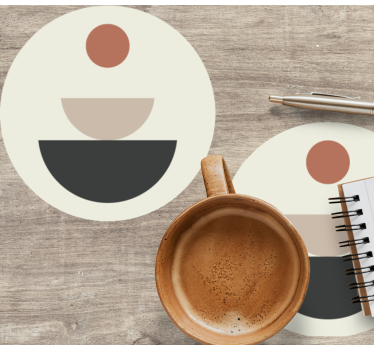 Dessous de verre geek formes circulaires superposées - TenStickers