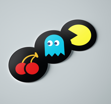 Dessous de verre geek icônes rétro colorées - TenStickers