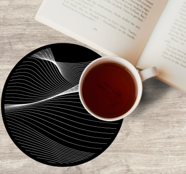 Dessous de verre geek lignes de mouvement fluide - TenStickers