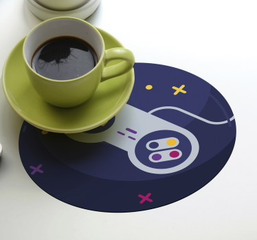 Dessous de verre geek manette de jeu multicolore - TenStickers