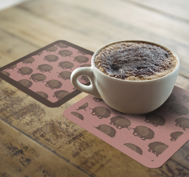 Dessous de verre geek motif hérisson - TenStickers